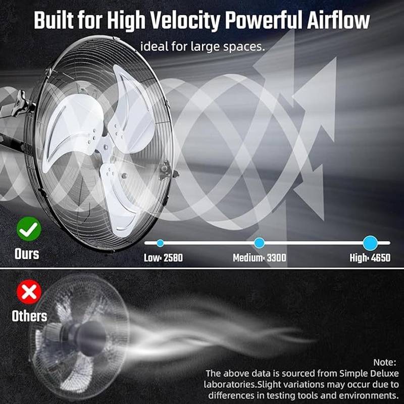 PowerUp Wall-Mount Fan