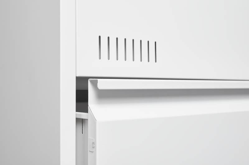 Secure Sleek Filing Cabinet - Stylish 2-Drawer Organizer