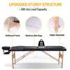 Spa on the Go: Adjustable Portable Massage Bed with Carrying Case