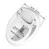 Sleek Egg-Shaped Toilet in Glossy White