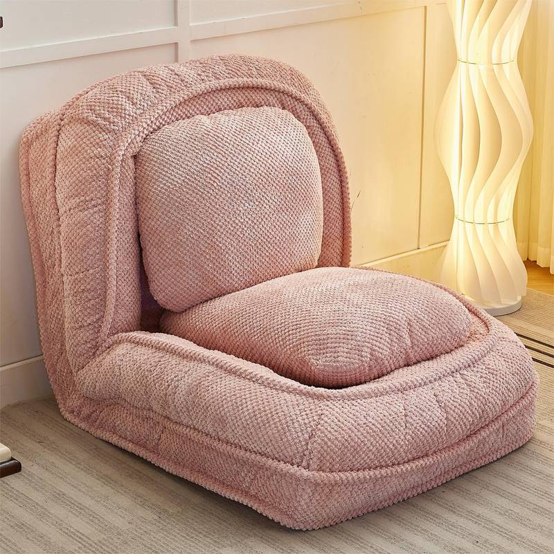 Cozy Pup Lounge: Pink Adjustable Sofa Bed