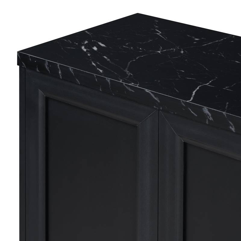 Stylish Black Sideboard with Ample Storage