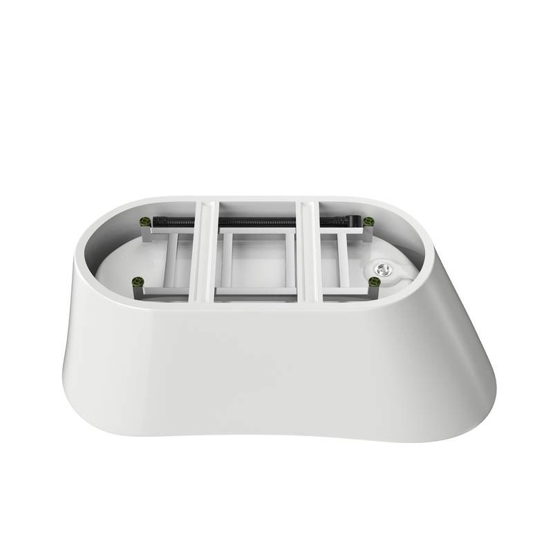 Luxury Deep Soaker Freestanding Tub - Glossy White with Chrome Finish