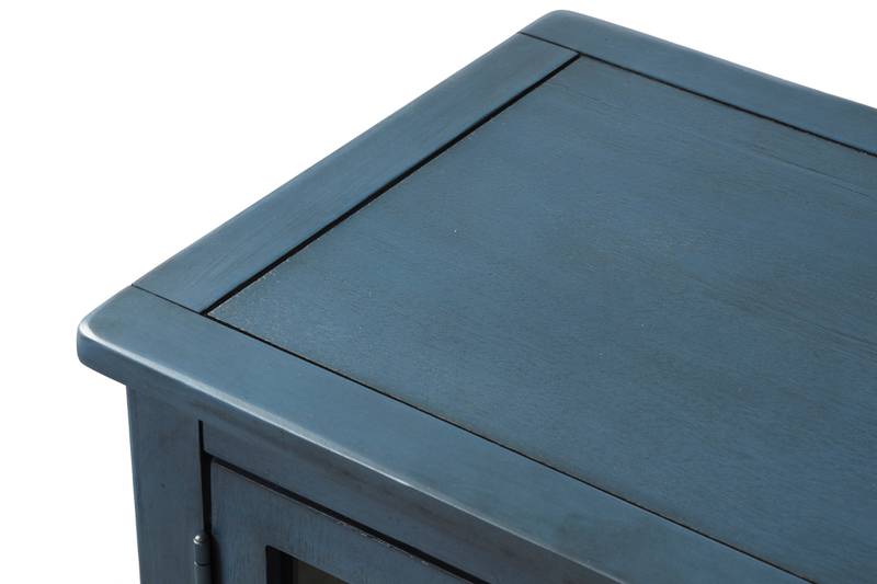Charming Navy Farmhouse Console Table
