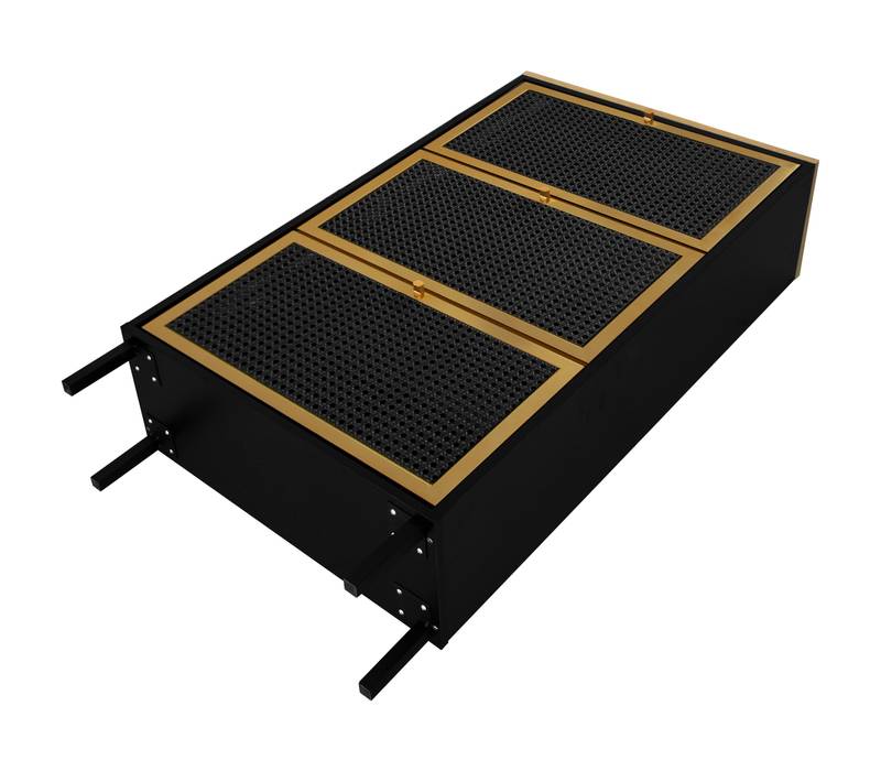 Chic Metal Shoe Rack for Entryway