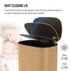 Soft Close Step Trash Can - Stainless Steel Elegance