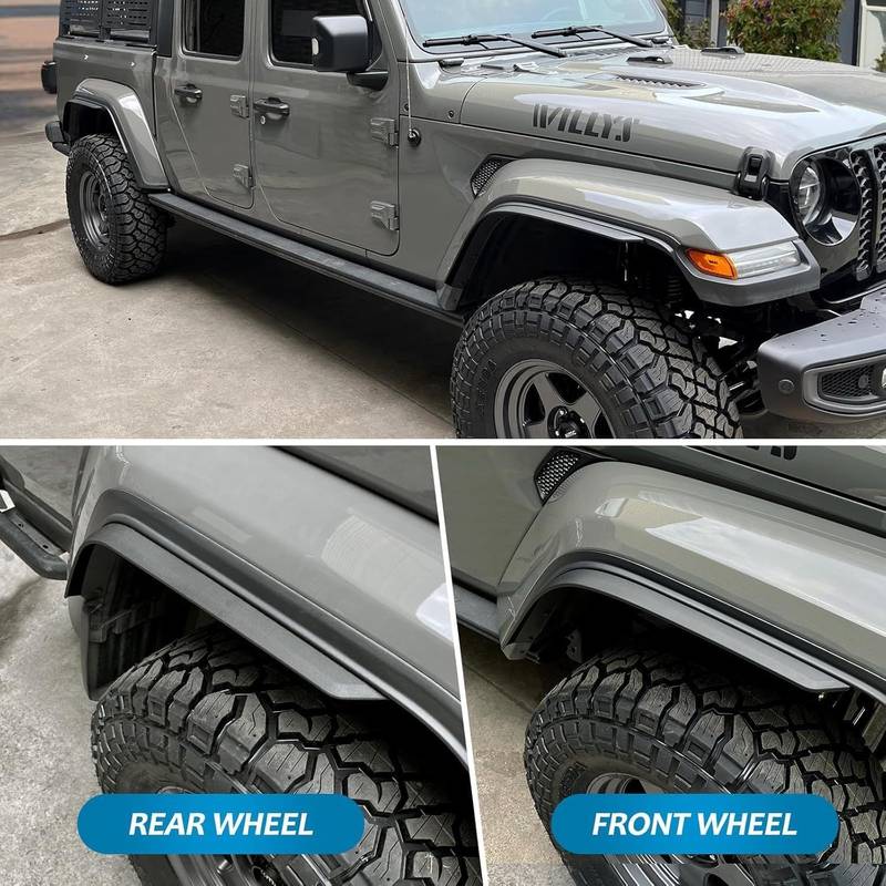 Off-Road Fender Set for Jeep Wrangler & Gladiator