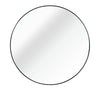 Stylish Black Round Bathroom Mirror