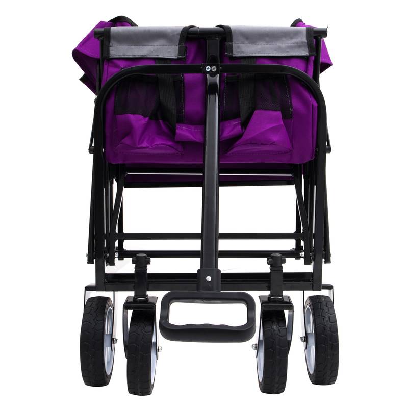 Purple Flexi Wagon: The Ultimate Collapsible Cart for All Your Adventures!