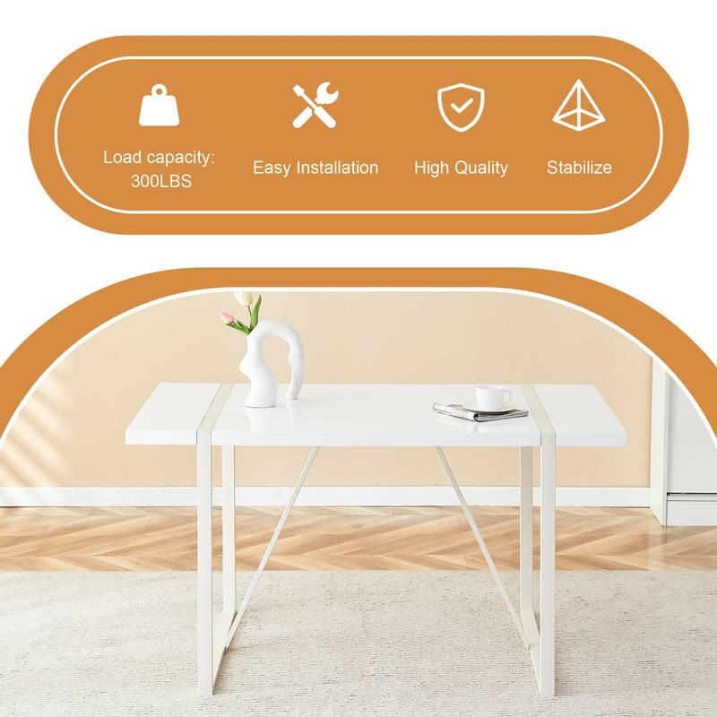 Creamy Charm Dining Table