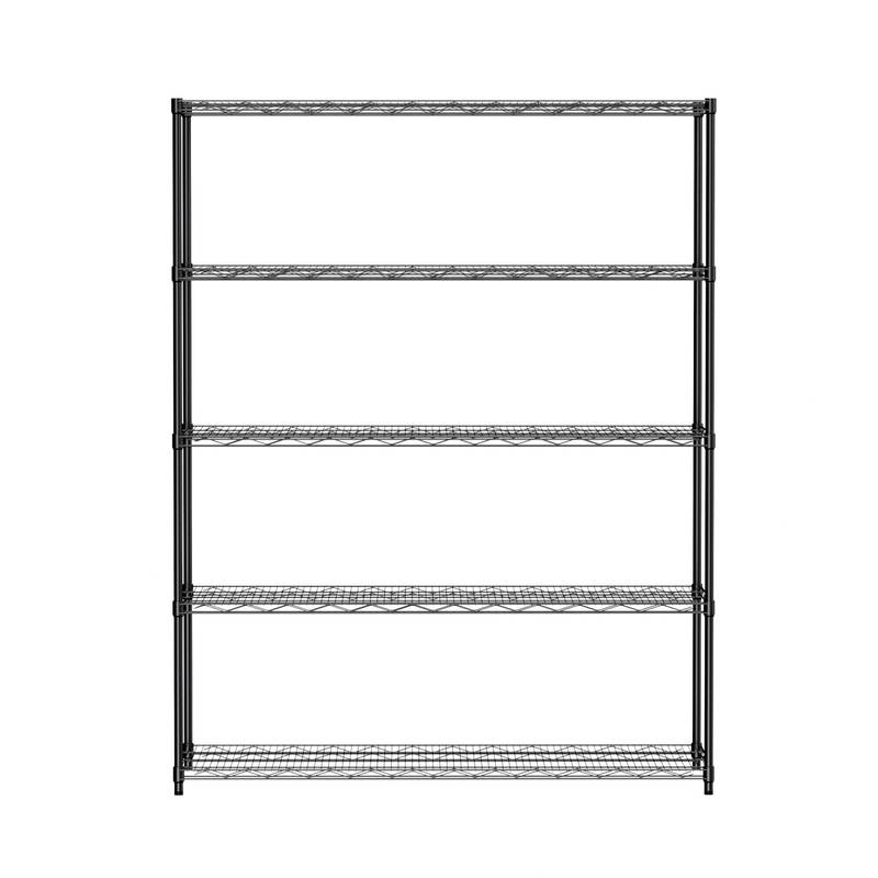 Sturdy Rolling Shelves - Heavy-Duty 5-Layer Organizer with Adjustable Feet