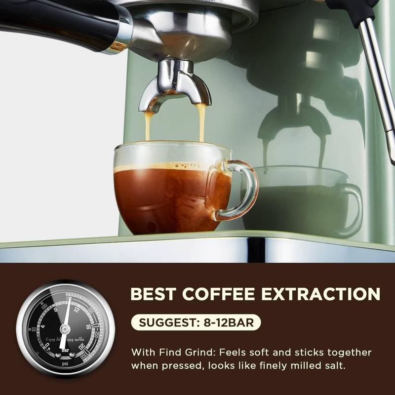 Barista Bliss Espresso Maker with Milk Frother