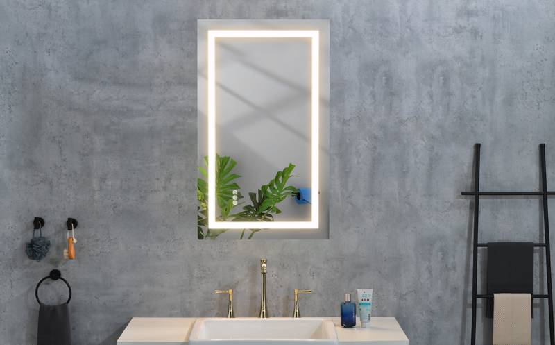 Radiant LED Vanity Mirror with Anti-Fog and Dimmable Lighting