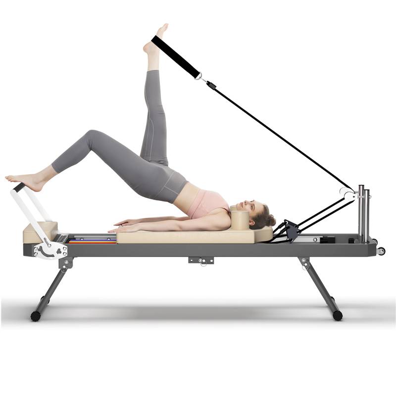 Compact Pilates Reformer: Home Workout Haven