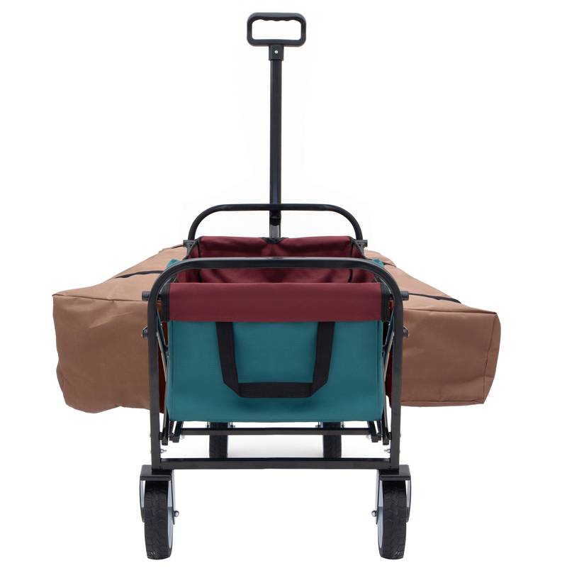 Cyan Collapsible Utility Wagon with Liners