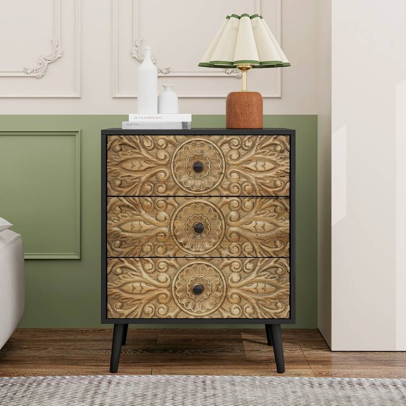 Charming 3-Drawer Storage Chest