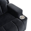 Cozy Kids Recliner with Cup Holders and Footrest