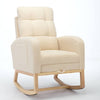 Cozy Rocking Lounge Chair with Footrest & Side Pocket