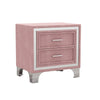Pink Dream Bedroom Set with LED Bed and Nightstands
