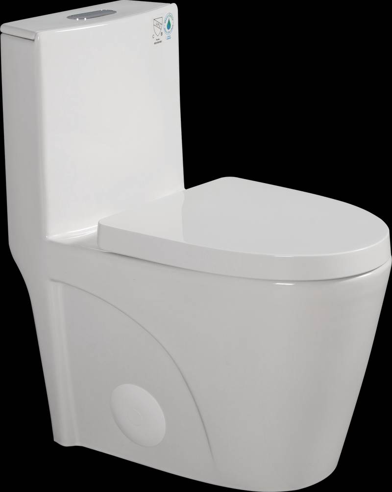 Eco-Friendly Comfort Height Toilet with Soft Close Seat – Glossy White