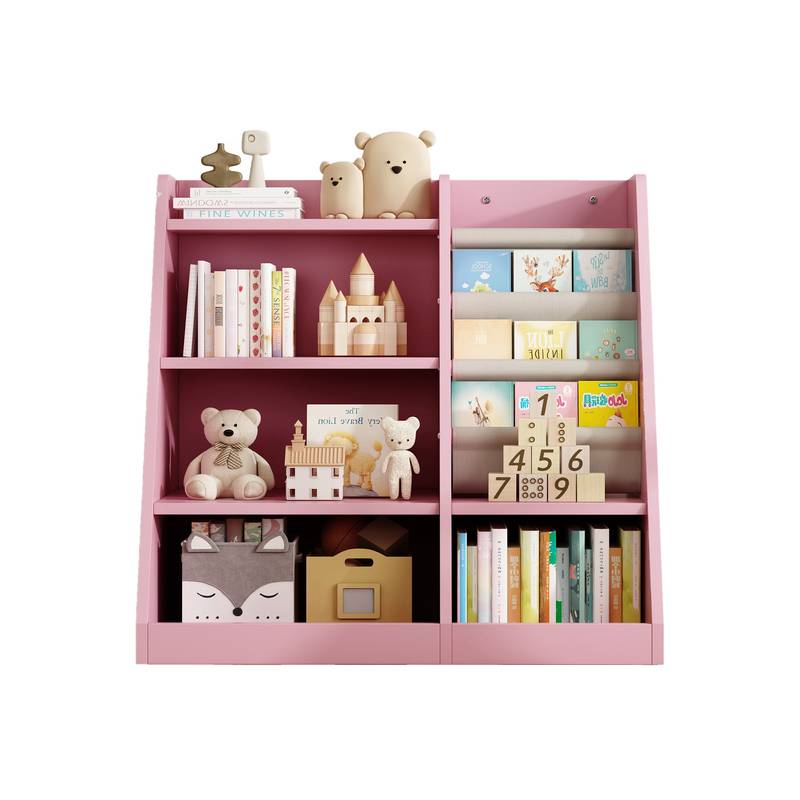 Charming Pink Toy & Book Organizer for Kids