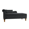 Velvet Dream Lounge Chair with Storage & Pillow