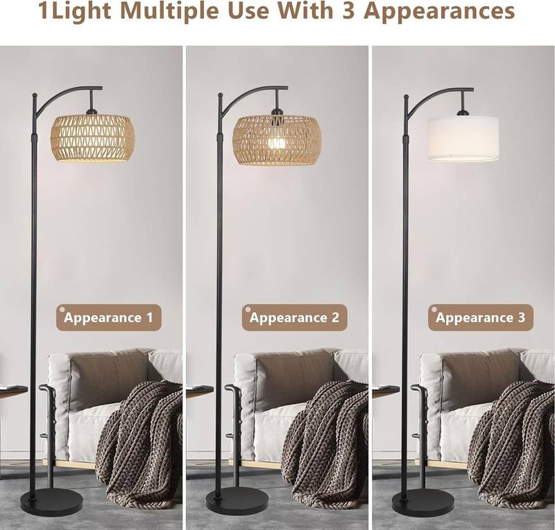 Cozy Glow Arc Lamp with Remote