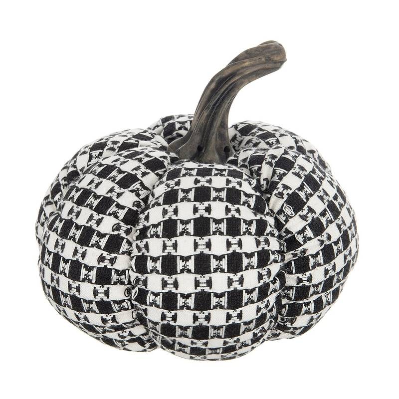 Plaid Pumpkin Decor for Halloween Charm