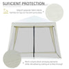 Cozy Shade Canopy Tent with Mesh Walls