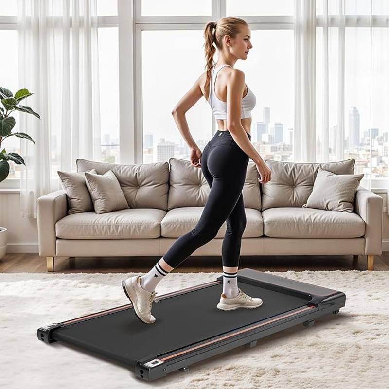 SlimFit Under Desk Treadmill - Portable & Quiet Walking Machine for Home or Office