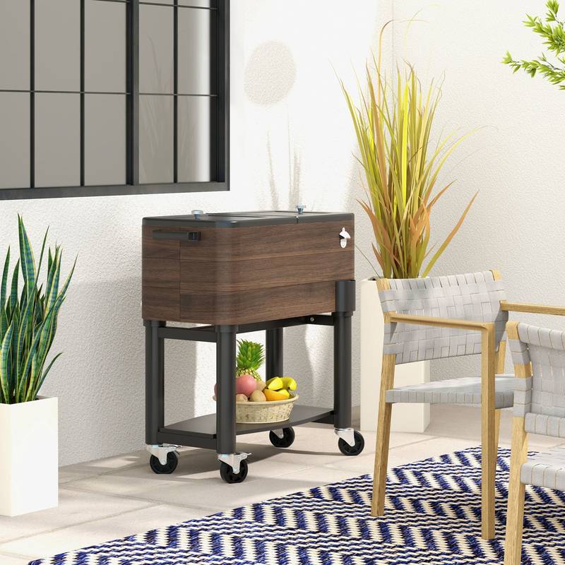 Chill & Grill Patio Cooler Cart