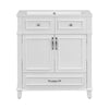 Charming Retro Bathroom Vanity with Soft Close Doors
