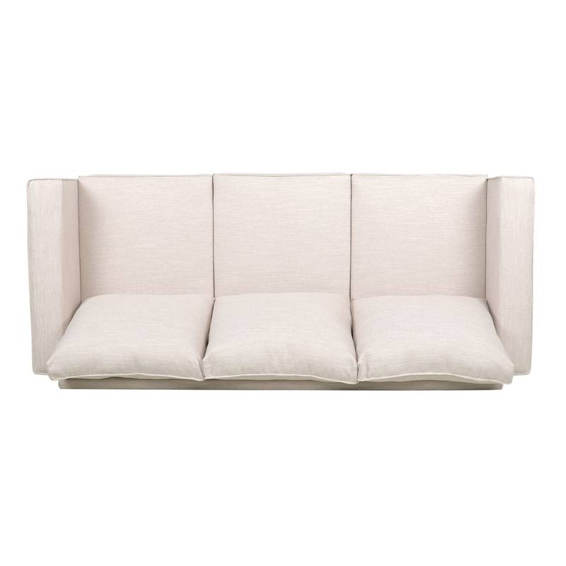 Cozy Contemporary Beige Sofa