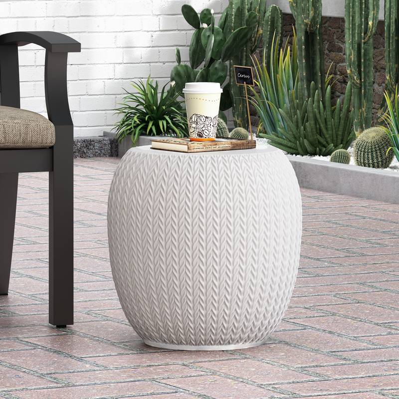 Chic Concrete Patio Table