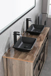 Sleek Black Matte Bathroom Sink Set