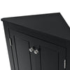 Chic Black Triangle Storage Cabinet for Home & Kitchen