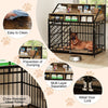 Rustic Chic Dog Crate & Storage House