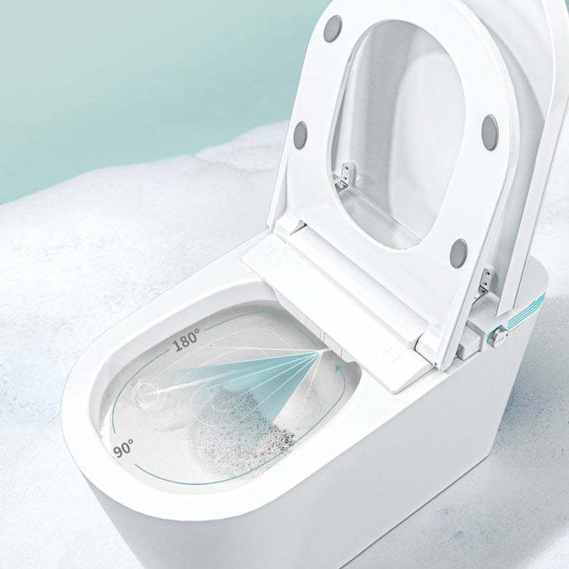 Ultimate Smart Bidet Toilet with Voice Control and Warm Air Dryer