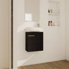 Cozy Compact Bathroom Vanity with Soft Close Doors & Sink