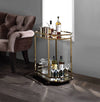 Chic Champagne Serving Cart