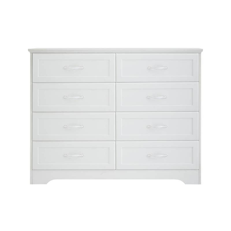 Chic White 3-Drawer Dress Up Chest