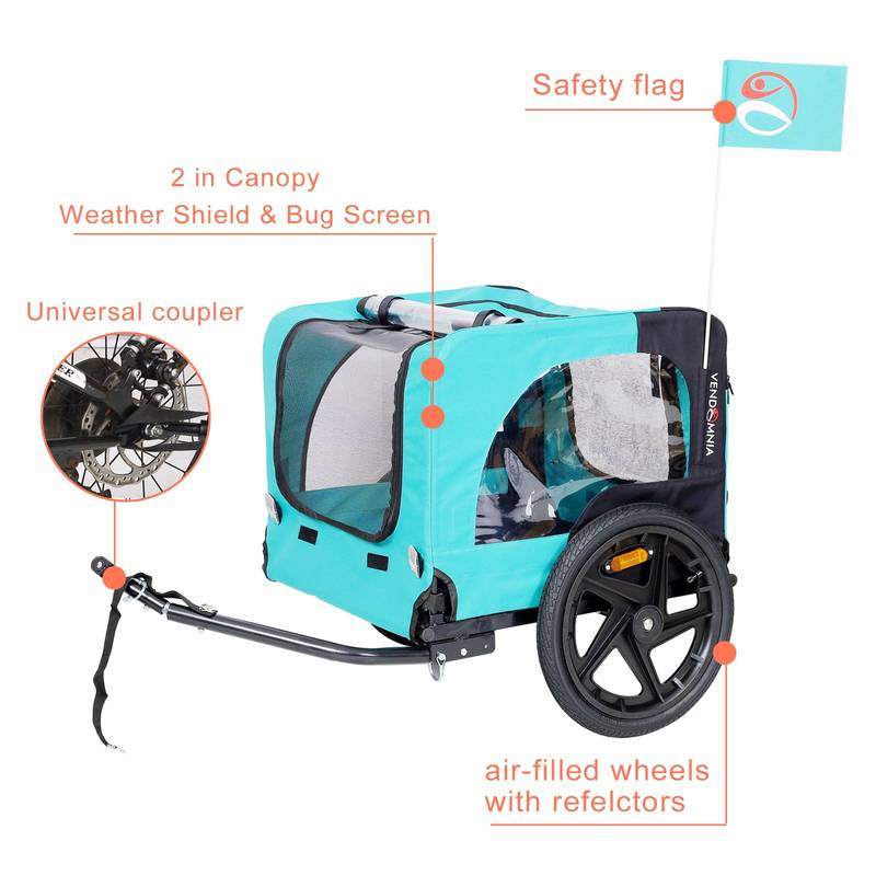 Pup Pedal Trailer: Bike Cart for Small Dogs