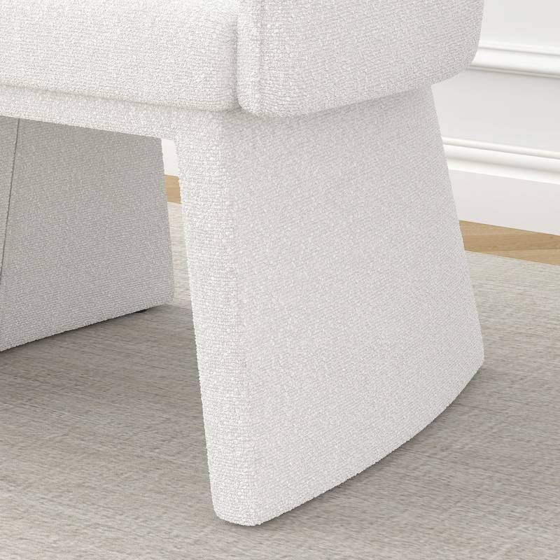 Chic White Lounge Chair