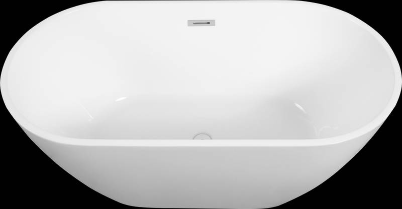 Relaxing Acrylic Soaking Tub with Easy Install Features