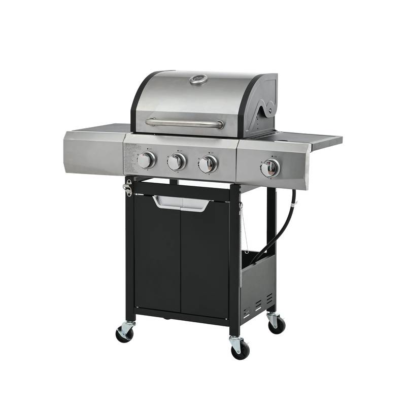 Ultimate Outdoor Propane Grill with Side Burner & Cover