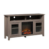 Driftwood Classic Fireplace TV Stand