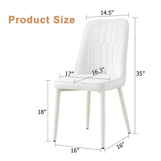 Chic White Dining & Living Chairs