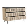 Chic Fluted Storage Cabinet