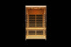 Cozy Glass Hemlock Sauna for Two
