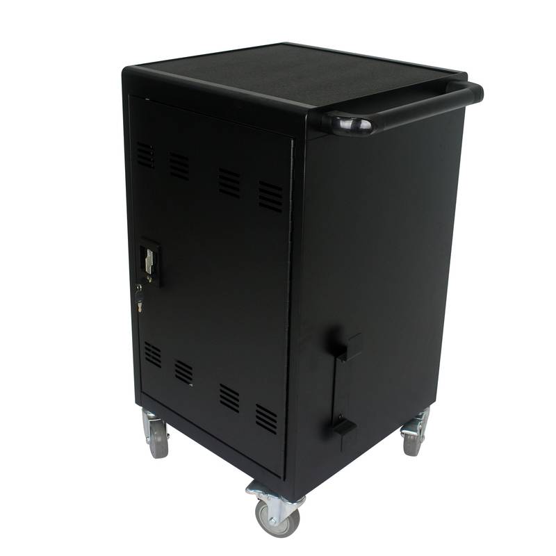 Smart Charge Cart for Tablets and Laptops with Lockable Storage